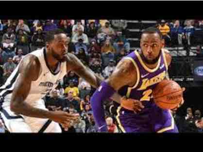 Lakers Vs Memphis Grizzlies - 4 tickets /parking