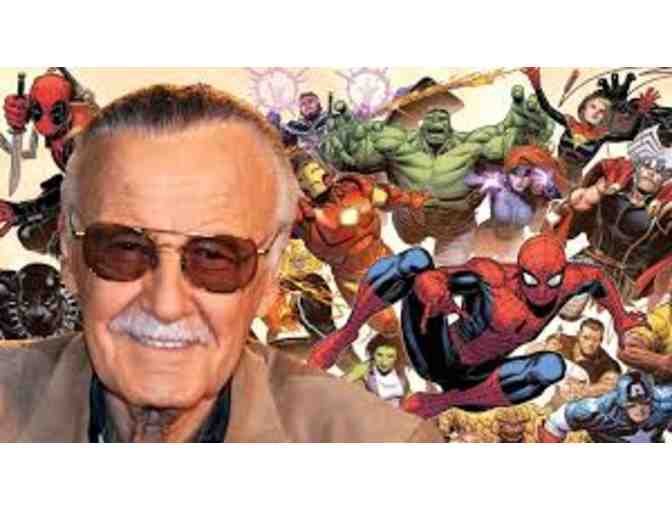 Autographed by Stan Lee - Marvel Characters 11x14 Animation Art