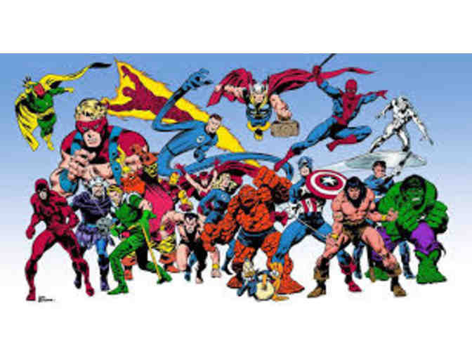 Autographed by Stan Lee - Marvel Characters 11x14 Animation Art