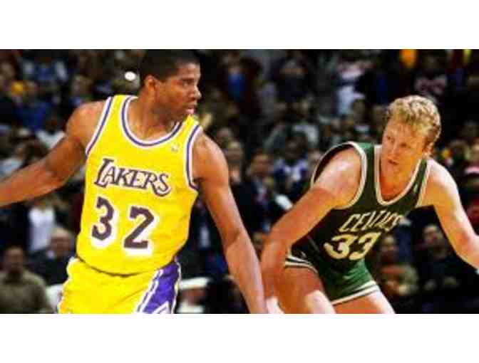 Autographed Magic Johnson & Larry Bird - 11x14 Sports Photo