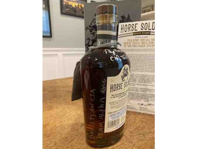 Signed by all 12 of the Green Berets, Horse Soldier Bourbon