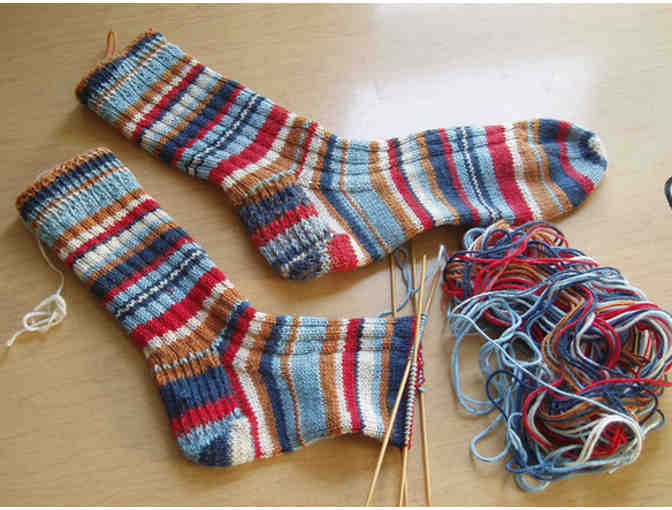 Custom-Made Hand-Knit Socks