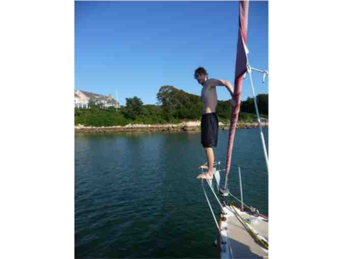 Sailing and Swimming on Buzzards Bay