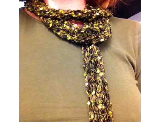Hand-knit Evening Scarf