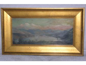 Hudson River School type Oil Painting