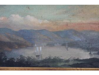 Hudson River School type Oil Painting