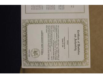 Limited Edition Print: 'Roses and Strawberries' in Gold Frame