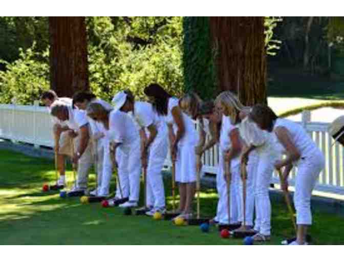 Croquet, Anyone?  Instruction, Play, and Lunch at The Grill, Meadowood, for 6