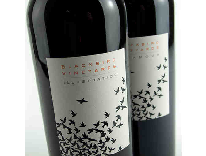 Blackbird Vineyards -- 2010 Illustration in 3 Litre Format
