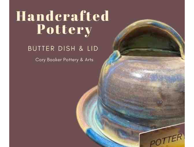 Unique Handcrafted Pottery - Butter Dish and Lid