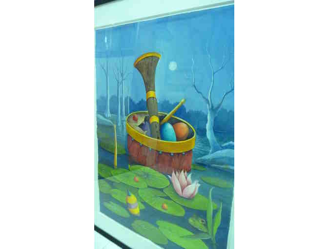 Painting + Frame + Catalogs: Roger Bowman's  'St. Francis' Swamp'