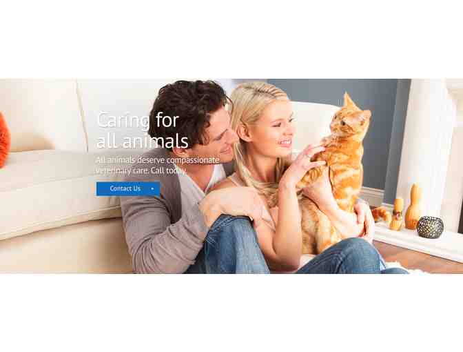 Gift certificate to Mann Memorial Vet Clinic in Arundel