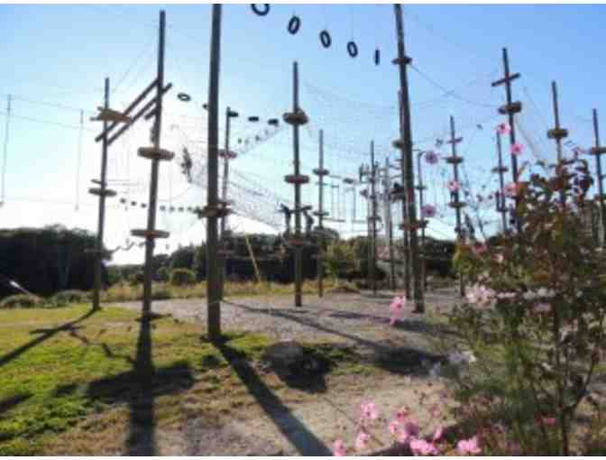 NEW ITEM: Adult and Child pass on Take Flight's Aerial Adventure Course in Kittery!