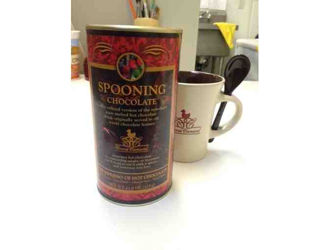 Spooning Chocolate with Mug #2