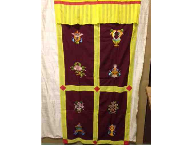 Embroidered Traditional Tibetan Door Hanging