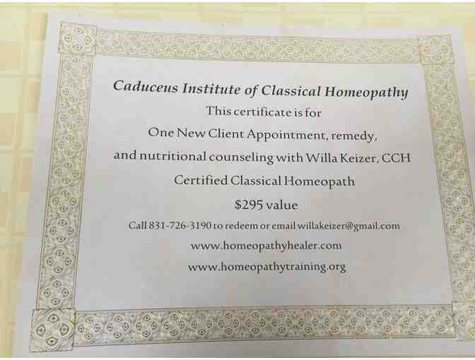 Classical Homoeopathy Consultation and Treatment Package