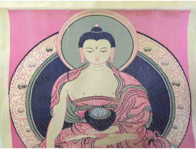 Buddha Shakyamuni on Silk Textile