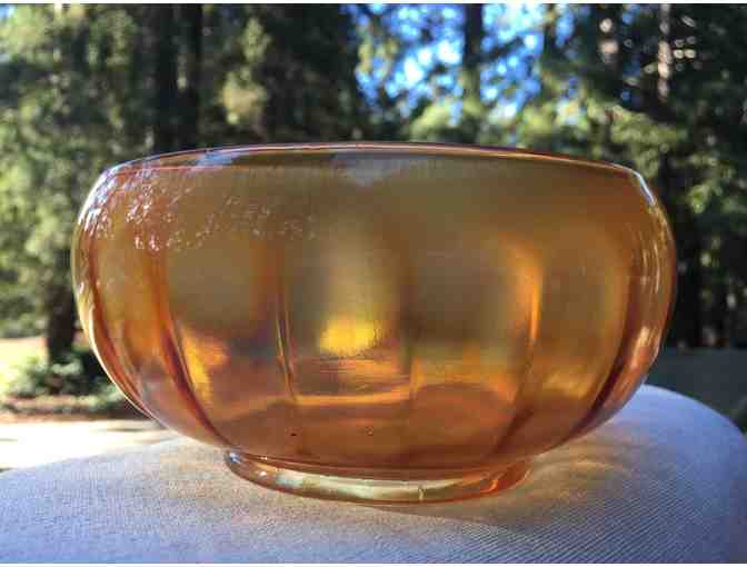 Carnival Ware Glass Bowl