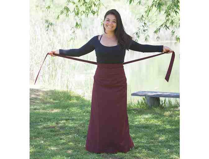 Tibetan style wrap-around skirt