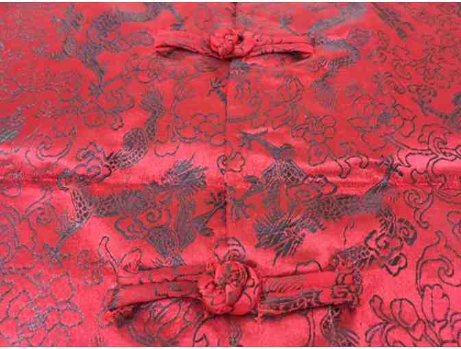 Red and Gold Chinese Style Pillow Case