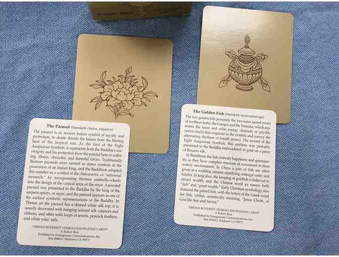 Tibetan Buddhist Symbol Cards by Robert Beer