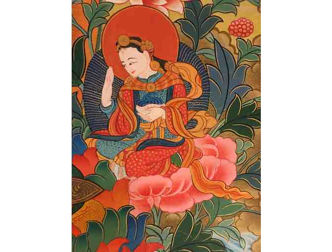 Guru Rinpoche Thangka Blessed by Lama Tharchin Rinpoche