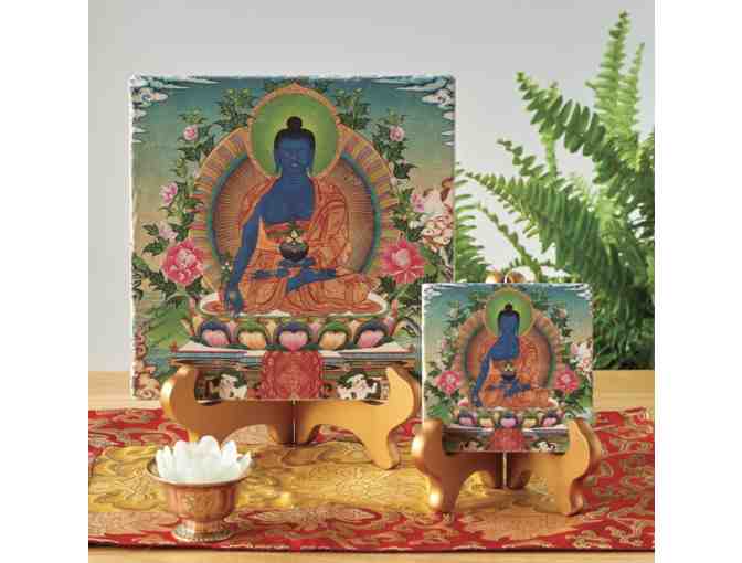 Medicine Buddha Tile w/ Stand