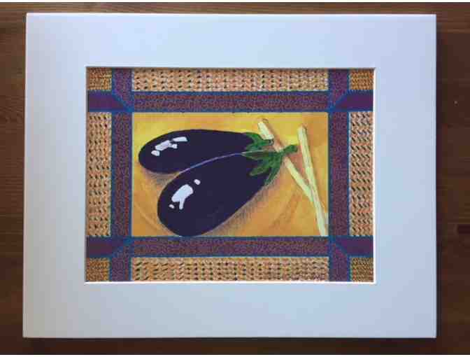 Eggplant Watercolor Print
