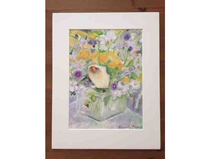 Floral Bouquet Watercolor Print