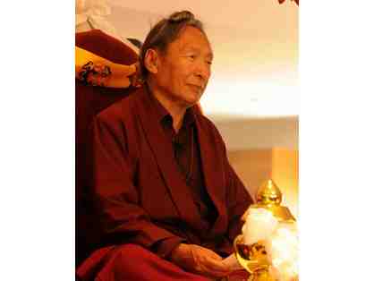 Golden Treasure Vase Consecrated by Lama Tharchin Rinpoche