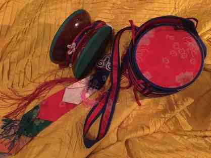 Chod Drum blessed by H.H. Dudjom Yangsi Rinpoche and Garab Dorje Rinpoche