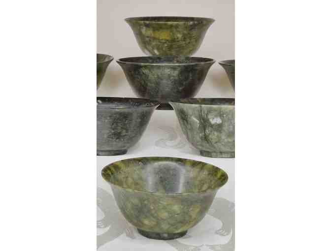 Jade Offering Bowls (Set of 7)