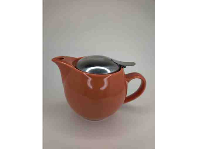 Decorative tea pot and bowl