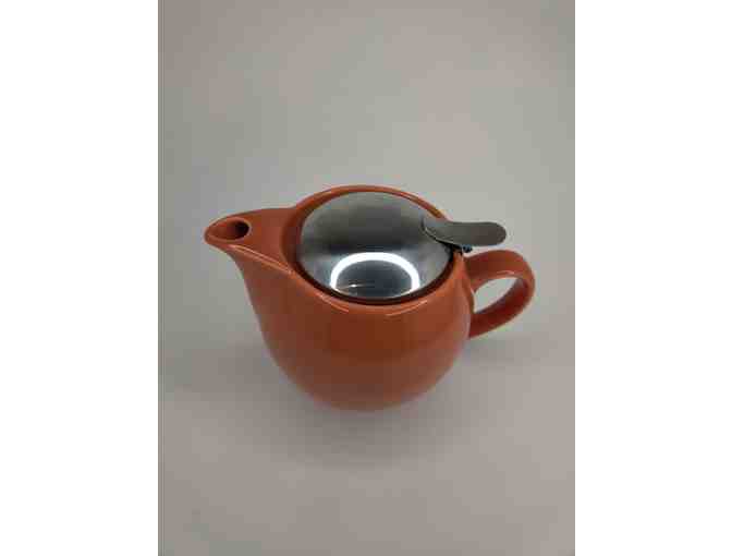 Decorative tea pot and bowl