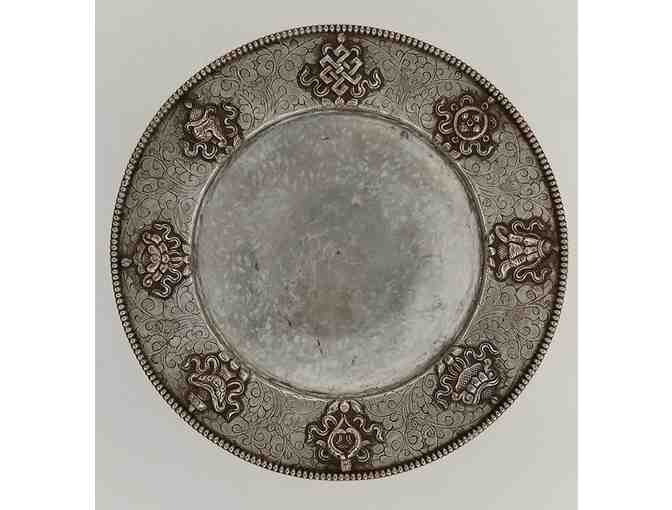 Engraved Silver Mandala Offering Set