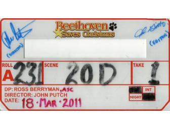 BEETHOVEN SAVES CHRISTMAS Signed Clapper