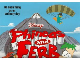 PHINEAS AND FERB Signed Poster
