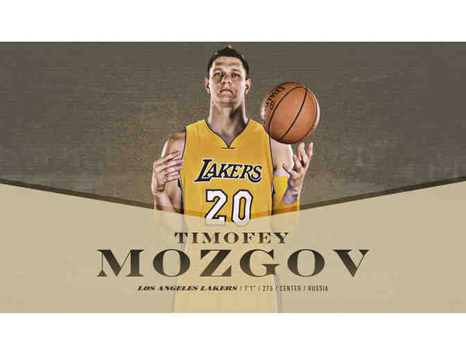 Lakers Timofey Mosgov Autographed Photo