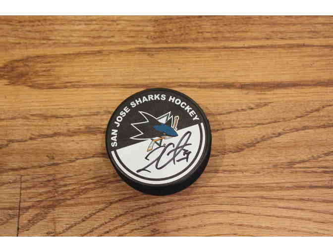 Sharks  Autographed Puck - Logan Couture