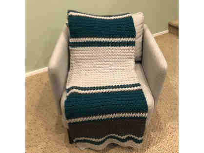 Handmade Afghan by Rabbi Altman - Live Auction Item Only