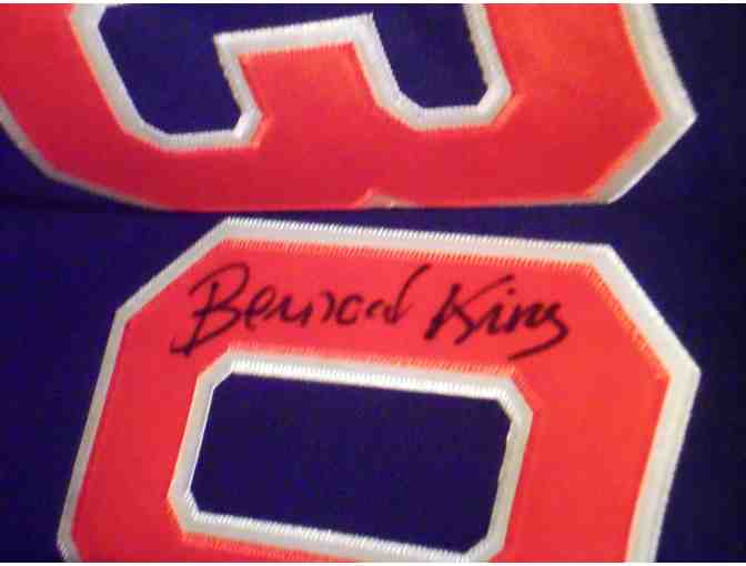 Bernard King New York Knicks (HOF 2013) Autographed Mitchell & Ness Throwback Blue Jersey