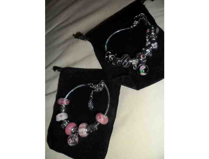 Charmed Murano Beaded Bracelets