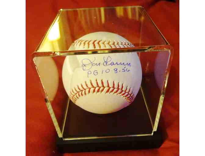Autographed Don Larsen Perfect Game Baseball
