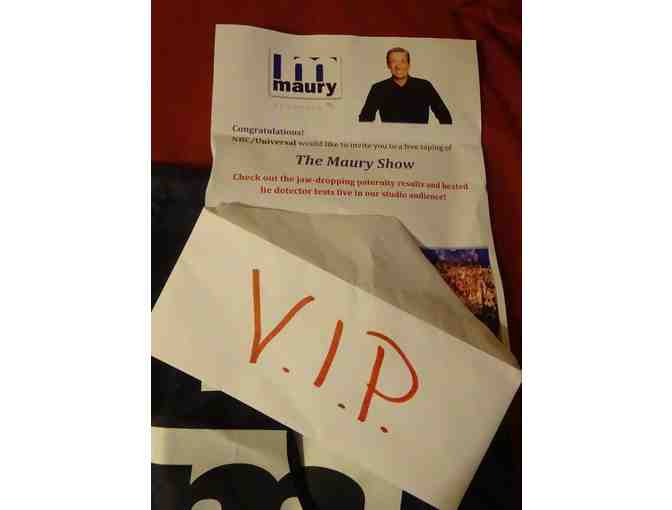 4 VIP Tickets to The Maury Show plus goodies!