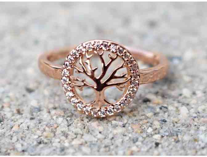 Silver Tree of Life Ring - Size 7