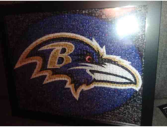 Baltimore Ravens Photo Mosaic Poster