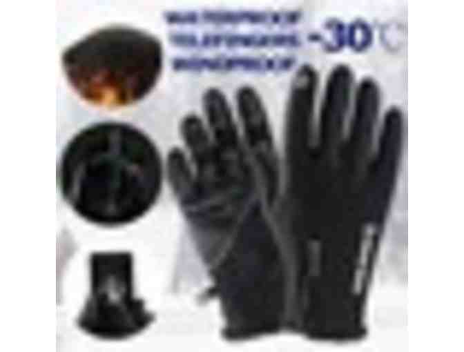 Unisex Winter Thermal Outdoor Sports Waterproof and Windproof Touch Screen Gloves