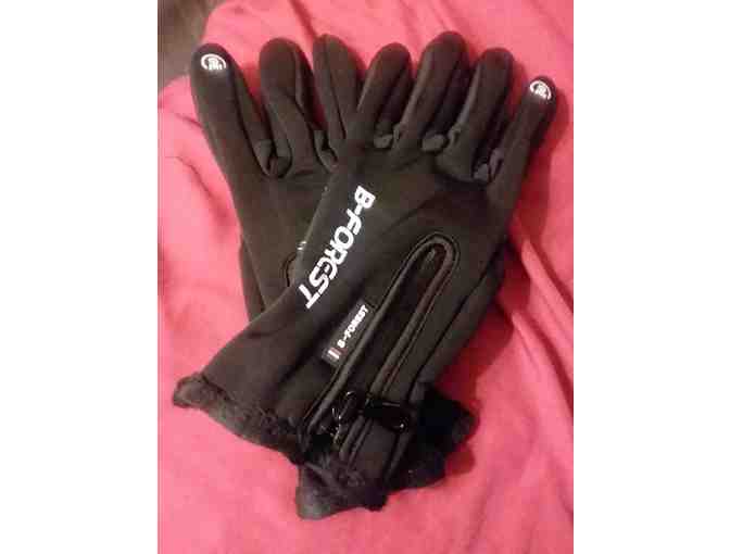 Unisex Winter Thermal Outdoor Sports Waterproof and Windproof Touch Screen Gloves - Photo 1