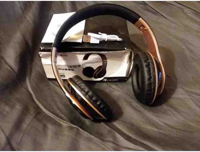 S6 Wireless Bluetooth Stereo Folding Headphones 4.0 Heavy Bass  with Mic Support