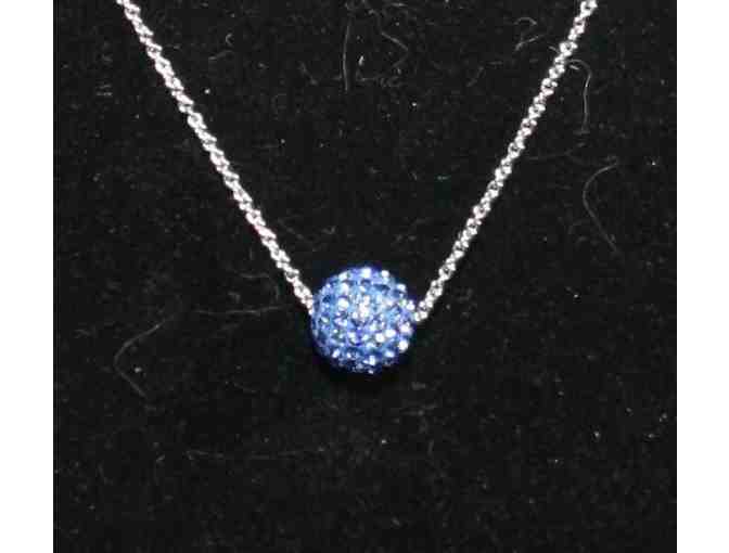 Crystal Ceralun Pave Ball Necklace - Photo 1